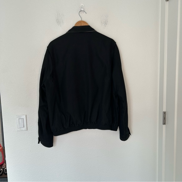 Polo Ralph Lauren Full Zip Bomber Jacket Color Black Men's Size Large Vintage - Picture 12 of 15